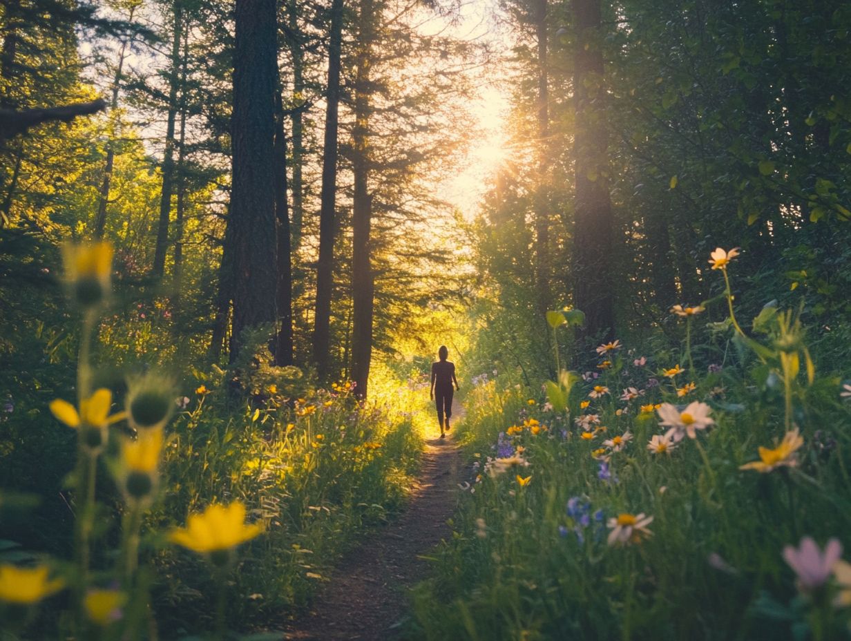 What is daily motivation through nature walks?