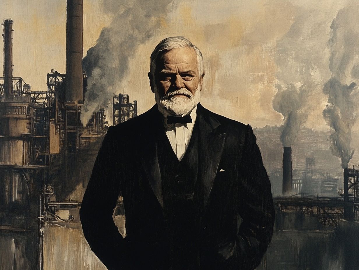 How did Andrew Carnegie rise from rags to riches?