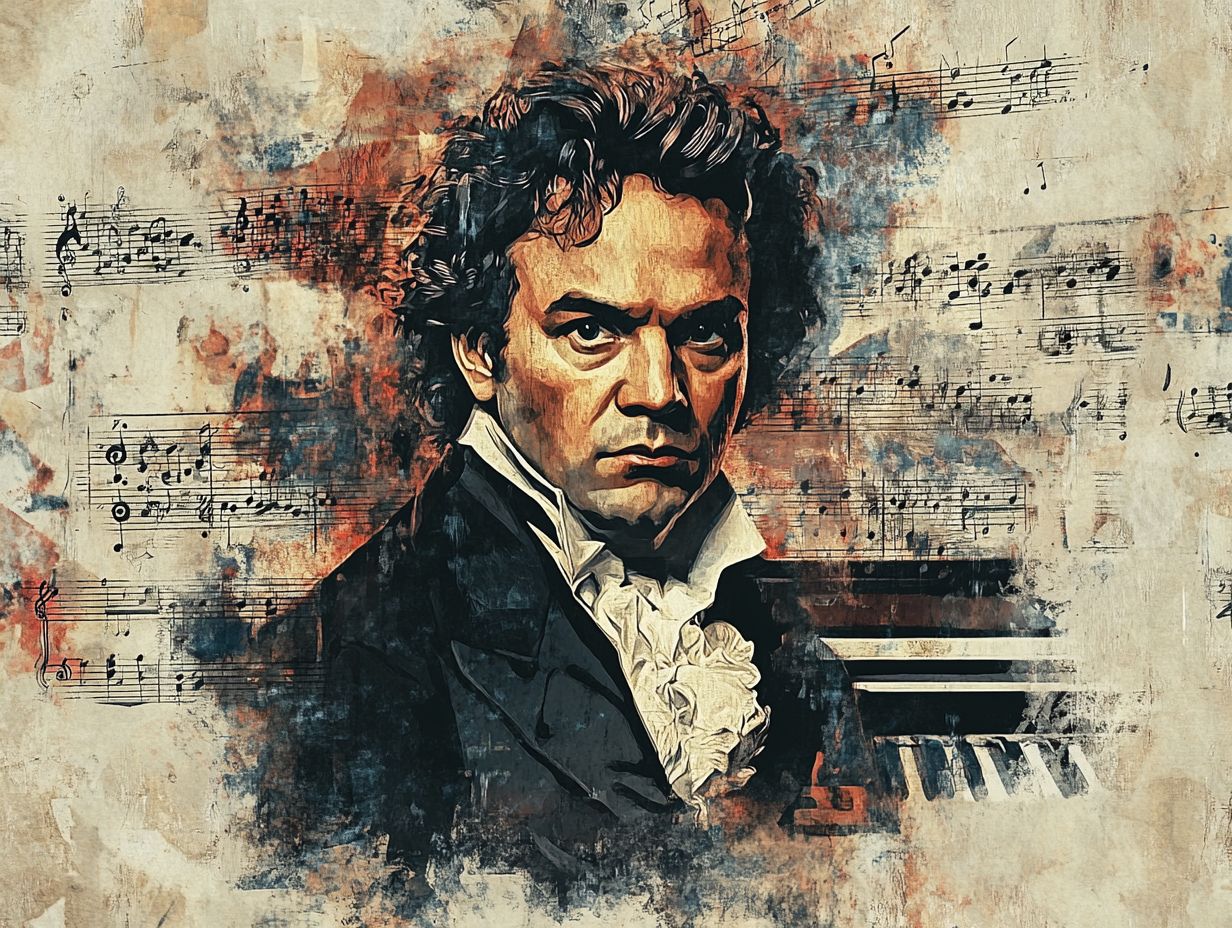 What inspired Beethoven to continue composing despite his hearing loss?