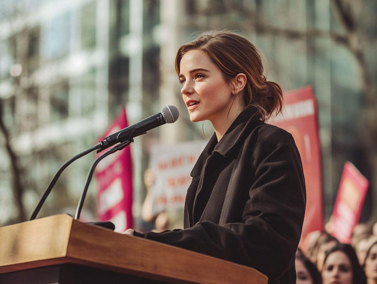 Emma Watson's role in advocating for gender equality