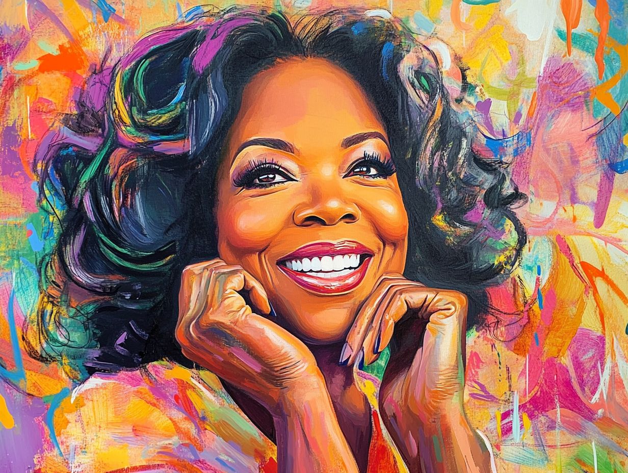 What adversity did Oprah Winfrey face?