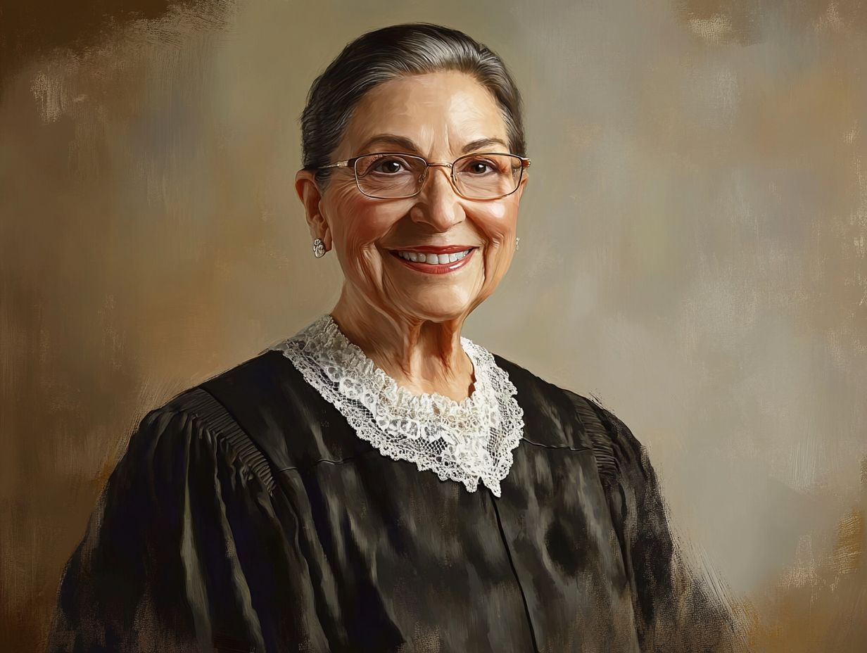 Ruth Bader Ginsburg inspiring future generations of leaders