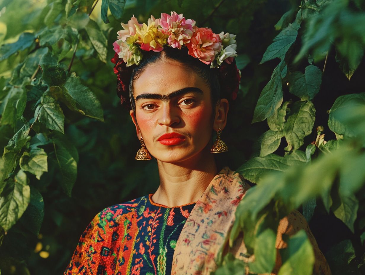 Artwork showcasing Frida Kahlo's legacy in contemporary art